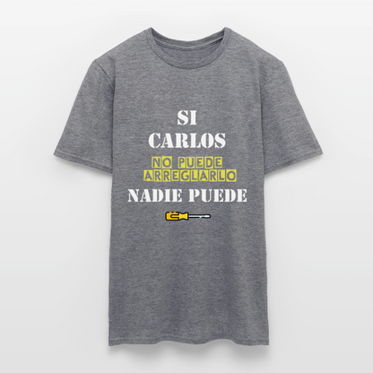 Camiseta personalizable - grafito jaspeado