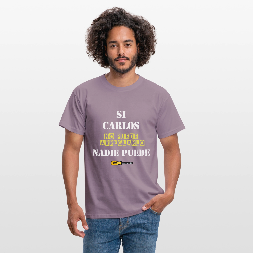 Camiseta personalizable - gris liláceo 