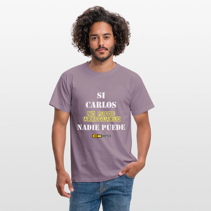 Camiseta personalizable - gris liláceo 