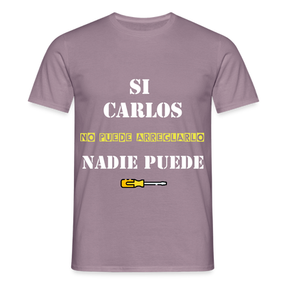 Camiseta personalizable - gris liláceo 