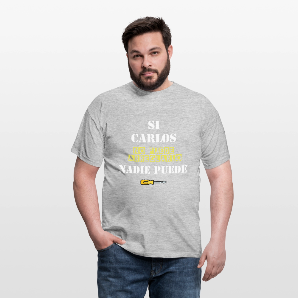 Camiseta personalizable - gris jaspeado