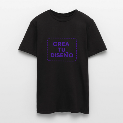 Camiseta negra personalizable - negro